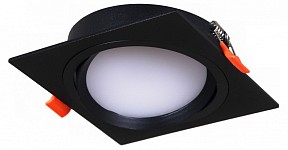 Встраиваемый светильник Reluce Technical  черный арт. 53026-9.0-001LD GX53 BK