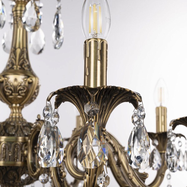 Подвесная люстра Bohemia Ivele Crystal AL7901 золото арт. AL79101/8/250 A FP