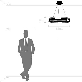 Подвесная люстра Lightstar Rotonda желтый арт. 736323