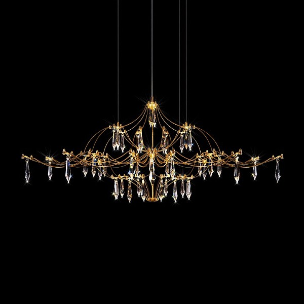 Подвесная люстра Loft it Mira золото арт. 10587/1000 Gold Asfour