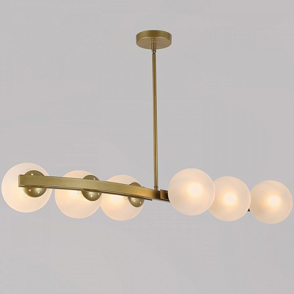 Люстра на штанге ILLUMICO IL0073 золото арт. IL0073-6P-79 GD