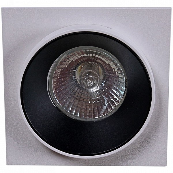 Встраиваемый светильник Reluce 51612 белый арт. 51612-9.0-001MN MR16 WH+BK