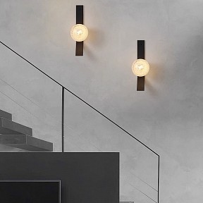 Бра Imperiumloft  черный арт. leroy-leen-wall01