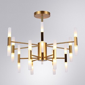 Люстра на штанге Arte Lamp Ramona коричневый арт. A7410PL-24PB