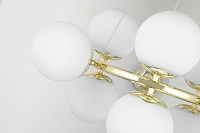 Подвесная люстра LUMINA DECO Fino золото арт. TP 2002-9 GD