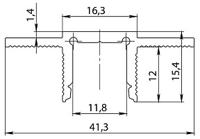 Профиль DesignLed LG металл арт. 00-00010360