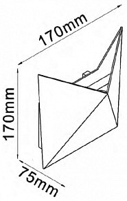 Накладной светильник DesignLed Tango черный арт. GW-A816-7-BL-NW