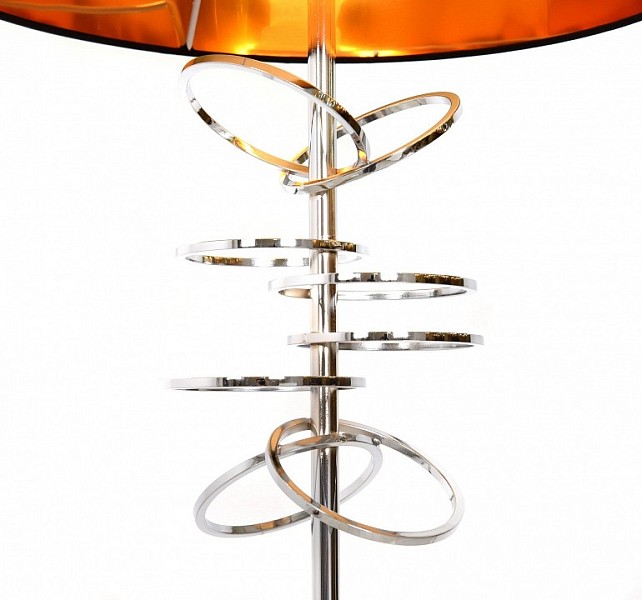 Торшер LUMINA DECO Milari хром арт. LDF 5530 CHR+BK