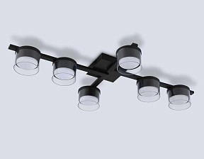 Потолочная люстра Ambrella Light FL черный арт. FL51670