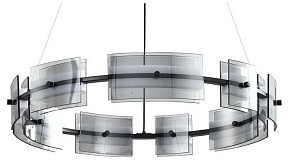 Подвесная люстра Zortes Loft черный арт. ZRS.1802.60