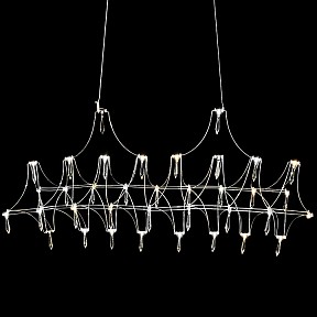 Подвесная люстра ILLUMICO IL0707 хром арт. IL0707-1200HX-34 Ether