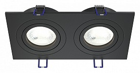 Встраиваемый светильник LIGHTERA МУН черный арт. LE204RL-2B