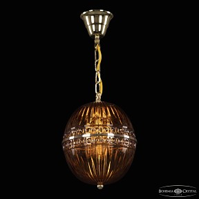 Подвесная люстра Bohemia Ivele Crystal 5479 золото арт. 5479/20 G Amber/M-1G