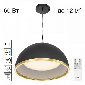 Подвесной светильник Citilux FLOOM черный арт. CL736251