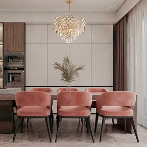 Люстра на штанге Arte Milano Sorrento-8019 золото арт. 378019/9/300/570 GD