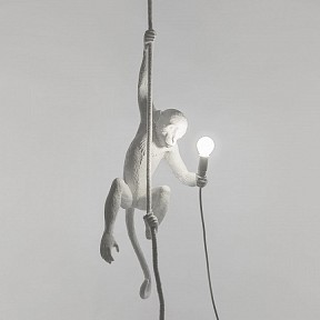 Подвесной светильник Seletti Monkey Lamp белый арт. 14883