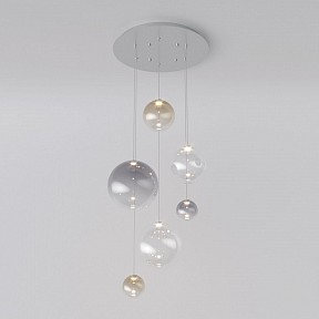 Подвесной светильник Eurosvet Wonder серый арт. 50230 LED хром