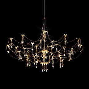 Подвесная люстра Loft it Mira золото арт. 10589/900 Gold Asfour