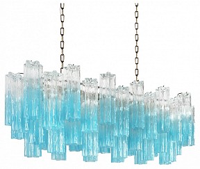 Подвесная люстра Loft it Murano бронза арт. 10580/1000R Clear blue
