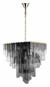Подвесная люстра Divinare Cascata латунь арт. 7665/17 SP-18