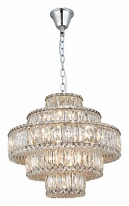 Подвесная люстра Newport 8450 хром арт. 8459+6/C chrome
