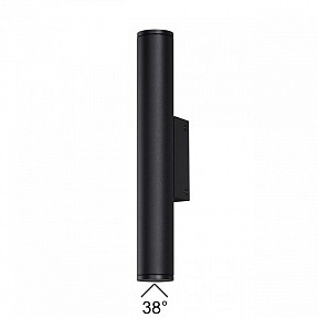 Накладной светильник Odeon Light Tubus черный арт. 7105/6WL