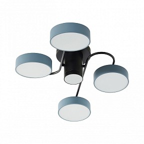Потолочная люстра Arte Milano Ferrara черный арт. 253039/4+1 Bk/Gr