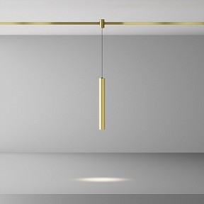 Подвесной светильник Maytoni Technical Focus Led латунь арт. TR155-1-5W4K-BS
