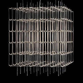 Подвесная люстра O-LUCE Cosmic Glass ячейка 15*15 см хром арт. 1094011-0