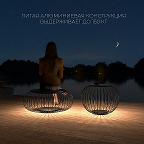 Наземный светильник Elektrostandard Firenze черный арт. a067385