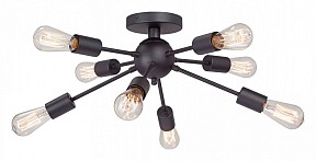 Потолочная люстра Vitaluce V3763 черный арт. V3763-1/8PL
