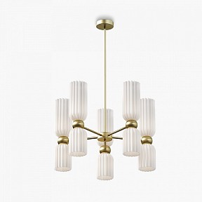 Люстра на штанге Maytoni Antic золото арт. MOD302PL-10W