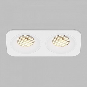 Встраиваемый светильник Elektrostandard Tetro белый арт. 15277/LED