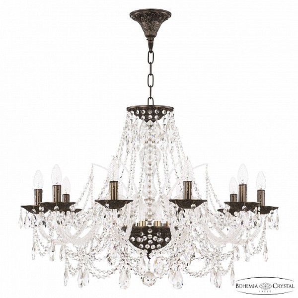 Подвесная люстра Bohemia Ivele Crystal AL1611 бронза арт. AL16311/10/300 PD