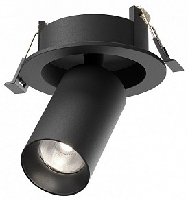 Встраиваемый светильник Maytoni Technical FOCUS LED черный арт. C071CL-7W4K-B