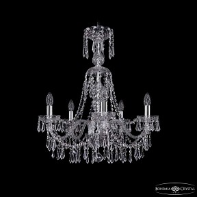 Подвесная люстра Bohemia Ivele Crystal 1403 никель арт. 1403/5/195/XL-65 Ni