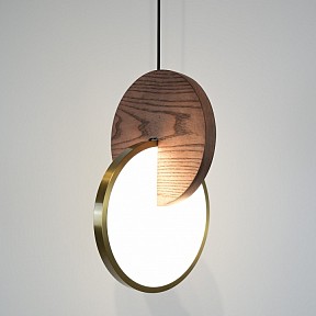 Подвесной светильник Imperiumloft  золото арт. Glatt-Wood01