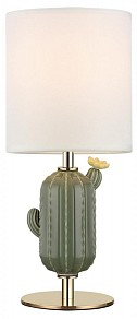 Настольная лампа декоративная Odeon Light Cactus зеленый арт. 5425/1TA