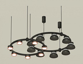 Подвесная люстра Ambrella Light XR черный арт. XR92091100