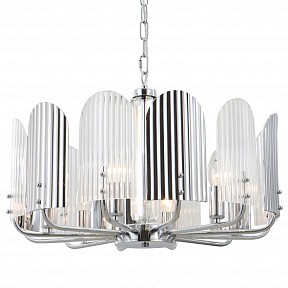 Подвесная люстра iLamp Dolce хром арт. 15571-6 CR+MULT