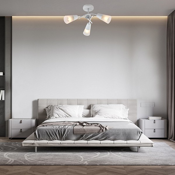 Люстра на штанге Escada Calla белый арт. 1109/3P White