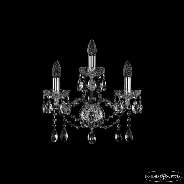 Бра Bohemia Ivele Crystal 1413 никель арт. 1413B/2+1/165 Ni
