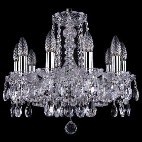 Подвесная люстра Bohemia Ivele Crystal 1402 металл арт. 1402/10/141/Ni