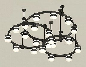 Подвесная люстра Ambrella Light XR черный арт. XR92222220