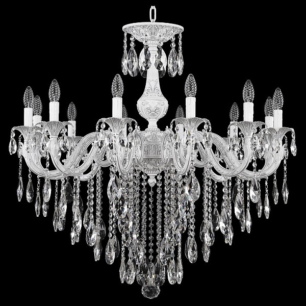 Подвесная люстра Bohemia Ivele Crystal AL7901 металл арт. AL79101/12/300 B WMN