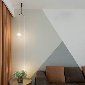 Подвесной светильник Imperiumloft Lines черный арт. LINES-01