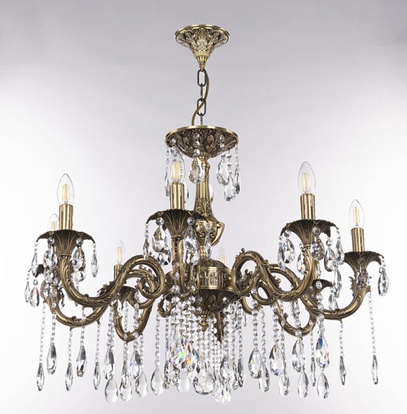 Подвесная люстра Bohemia Ivele Crystal AL7901 золото арт. AL79101/8/250 A FP