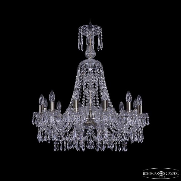 Подвесная люстра Bohemia Ivele Crystal 1403 золото арт. 1403/12/240/XL-75 Pa