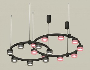 Подвесная люстра Ambrella Light XR черный арт. XR92091310