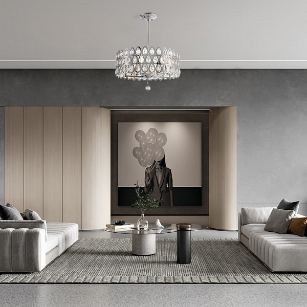 Светильник на штанге Arte Milano Sorrento-1019 хром арт. 371019/6/300/490 CR